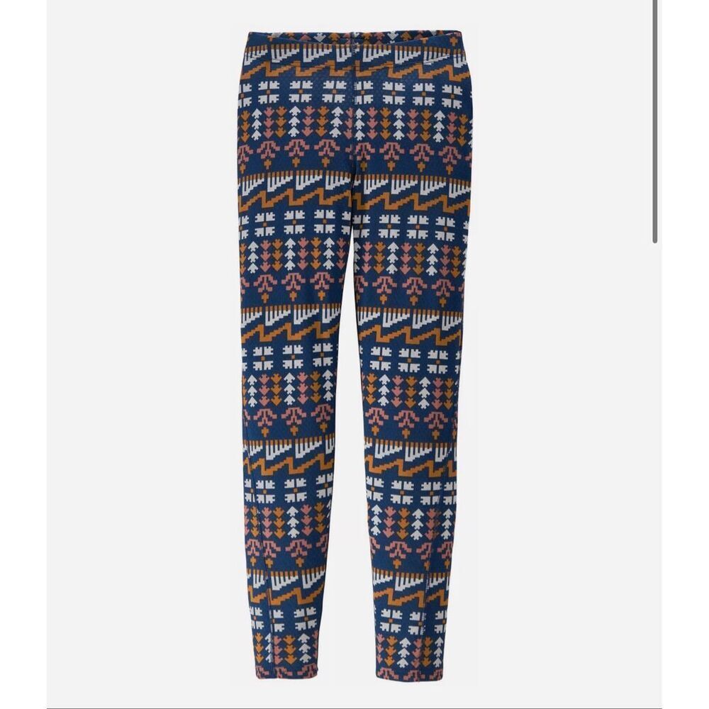 Patagonia Capilene Midweight Baselayer Thermal Bottoms Leggings Pants Kid's M